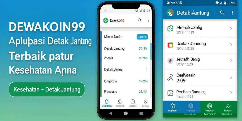 Tampilan antarmuka DEWAKOIN99 yang intuitif untuk pemantauan detak jantung.