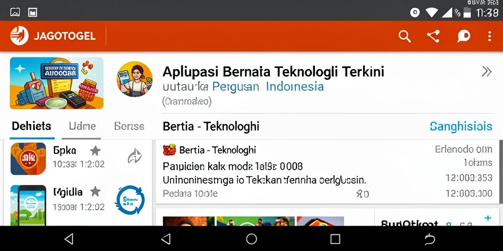 Tampilan antarmuka aplikasi JAGOTOGEL yang informatif dan user-friendly.