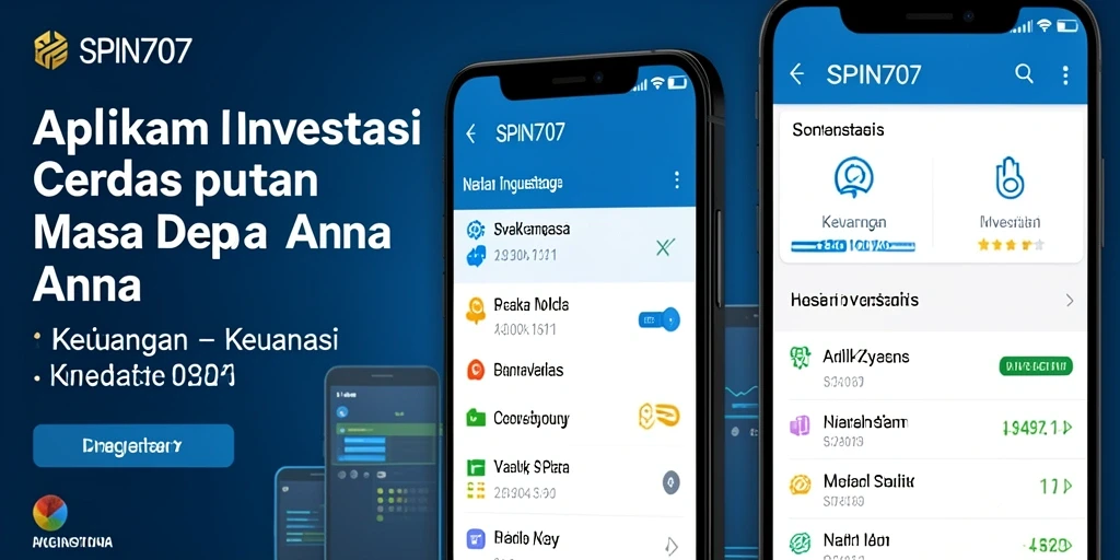 Tampilan antarmuka SPIN707 yang intuitif dan menarik untuk investasi.